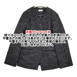 IENA BALLI シェイプジャケット 定価37400円 花柄 ジャガード ノーカラージャケット 25SS ブラック レディース イエナ【中古】5-1222M♪