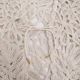 FRAMeWORK コットンレースエンブロイダリーベスト 定価16500円 ベスト 25SS ベージュ レディース フレームワーク【中古】5-1222M♪