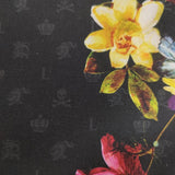 LOVELESS リバーシブル 花柄 モノグラム サイズ1 ナイロンジャケット ブルゾン ブラック レディース ラブレス【中古】5-1228M♪