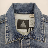 Levi's SILVERTAB ALL IN TRUCKER 定価17600円 サイズM PC9-A7307-0000 デニムジャケット ライトブルー メンズ リーバイス【中古】6-0207M♪