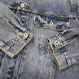Levi's SILVERTAB ALL IN TRUCKER 定価17600円 サイズM PC9-A7307-0000 デニムジャケット ライトブルー メンズ リーバイス【中古】6-0207M♪