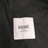 JOURNAL STANDARD L'essage 24SS リネンストレッチハーフスリーブジャケット 定価37400円 ジャケット ブラック レディース ジャーナルスタンダードレサージュ【中古】6-0430S◎