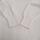 AP STUDIO コットンコードプルオーバー 定価26400円 セーター ニット 25SS ホワイト レディース エーピーストゥディオ【中古】5-1222M♪