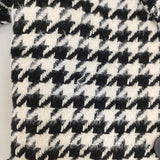 Amaji アマジ 未使用 千鳥格子柄ダブルブレストジャケット サイズL BIL2263 コート テーラードジャケット ホワイト ブラック レディース【中古】5-1228T♪