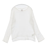LES ATELIERS FRANCAIS DE CONFECTION ルアトリエフランセデコンフェクション ロングスリーブトップ イエナ取扱 定価16500円 ブラウス シャツ 24SS ホワイト レディース【中古】6-0329M♪