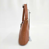 CELINE ガンチーニ レザー ショルダーバッグ ブラウン レディース セリーヌ【中古】6-0405G∞