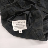 ANTIPAST 刺繍 EOP197 サイズ1 コットンラミー ノースリーブ ワンピース 24SS ブラック レディース アンティパスト【中古】6-0329S♪