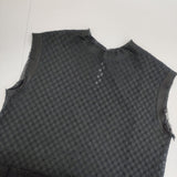 ANTIPAST 刺繍 EOP197 サイズ1 コットンラミー ノースリーブ ワンピース 24SS ブラック レディース アンティパスト【中古】6-0329S♪