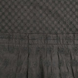 ANTIPAST 刺繍 EOP197 サイズ1 コットンラミー ノースリーブ ワンピース 24SS ブラック レディース アンティパスト【中古】6-0329S♪