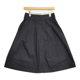 MARGARET HOWELL PINPOINT OXFORD SKIRT 578-6232022 定価27500円 サイズ2 スカート ブラック レディース マーガレットハウエル【中古】6-0210G♪