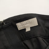 MARGARET HOWELL PINPOINT OXFORD SKIRT 578-6232022 定価27500円 サイズ2 スカート ブラック レディース マーガレットハウエル【中古】6-0210G♪