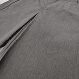 MARGARET HOWELL PINPOINT OXFORD TROUSERS サイズ2 578-6244001 定価27500円 ワイドハーフパンツ グレー レディース マーガレットハウエル【中古】6-0210M♪