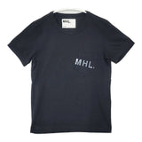 MHL. PRINTED COTTON JERSEY ポケット 595-7168550 半袖Ｔシャツ カットソー ブラック レディース エムエイチエル【中古】6-0614S∞