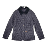 Barbour 1502064 ブルゾン ナイロン 中綿 キルティングジャケット ネイビー レディース バブアー【中古】6-0201T∞