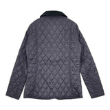 Barbour 1502064 ブルゾン ナイロン 中綿 キルティングジャケット ネイビー レディース バブアー【中古】6-0201T∞