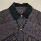 Barbour 1502064 ブルゾン ナイロン 中綿 キルティングジャケット ネイビー レディース バブアー【中古】6-0201T∞