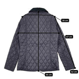 Barbour 1502064 ブルゾン ナイロン 中綿 キルティングジャケット ネイビー レディース バブアー【中古】6-0201T∞