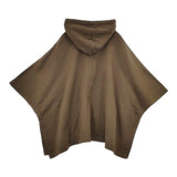 45R/45rpm 双糸裏毛フードポンチョ パーカー 定価35200円 パーカー ブラウン レディース フォーティーファイブアールピーエム【中古】6-0201T∞