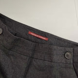 COMPTOIR DES COTONNIERS センタープレススラックス ショートパンツ ハーフパンツ ショーツ チャコールグレー レディース コントワーデコトニエ【中古】6-0201T∞