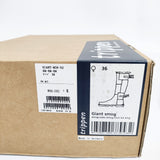 trippen 未使用品 GIANT レザー ムートンボア 定価69000円 ロング ブーツ ブラウン レディース トリッペン【中古】5-1225T◎