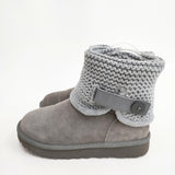 UGG SHAINA ムートンブーツ サイズ23cm ブーツ グレー レディース アグ【中古】5-1225T◎