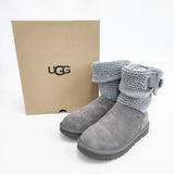 UGG SHAINA ムートンブーツ サイズ23cm ブーツ グレー レディース アグ【中古】5-1225T◎