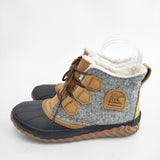 SOREL OUT N ABOUT PLUS 23cm ブーツ グレー ベージュ レディース ソレル【中古】5-1225T◎