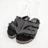 BIRKENSTOCK チューリッヒ シアリング 定価26400円 サイズ36 サンダル ブラック レディース ビルケンシュトック【中古】6-0112T◎