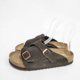 BIRKENSTOCK チューリッヒ soft footbed ナロー サイズ39 サンダル ブラウン レディース ビルケンシュトック【中古】6-0425M◎