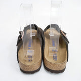 BIRKENSTOCK チューリッヒ soft footbed ナロー サイズ39 サンダル ブラウン レディース ビルケンシュトック【中古】6-0425M◎