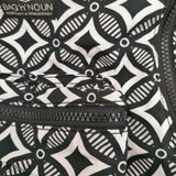 BAG'n'NOUN 軽量 DAY PACK リュック・デイパック ブラック ホワイト レディース バッグンナウン【中古】6-0331G◎