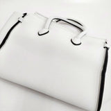 SAVE MY BAG セーブマイバッグ PORTOFINO ポルトフィーノ トートバッグ ホワイト レディース【中古】6-0418G∞