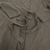 evam eva cashmere robe 定価71500円 E243K130 サイズM カシミヤローブ カーディガン 24AW グレージュ レディース エヴァムエヴァ【中古】5-1222T♪