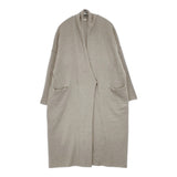 evam eva E223K196 wool sable robe 定価39600円 ウールセーブル カシュクール コート 23AW ベージュ レディース エヴァムエヴァ【中古】6-0123T△