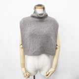 evam eva slpaca wool snood 定価13200円 アルパカ ウール ニット スヌード グレー レディース エヴァムエヴァ【中古】6-0114T◎