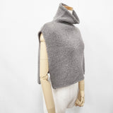 evam eva slpaca wool snood 定価13200円 アルパカ ウール ニット スヌード グレー レディース エヴァムエヴァ【中古】6-0114T◎