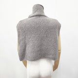 evam eva slpaca wool snood 定価13200円 アルパカ ウール ニット スヌード グレー レディース エヴァムエヴァ【中古】6-0114T◎
