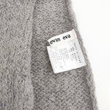 evam eva slpaca wool snood 定価13200円 アルパカ ウール ニット スヌード グレー レディース エヴァムエヴァ【中古】6-0114T◎