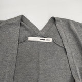 evam eva E213K071 シルクカシミヤローブ 定価36300円 コート グレー レディース エヴァムエヴァ【中古】6-0123T△