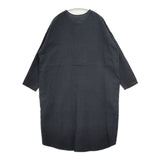 evam eva リネン 定価34100円 E223T015 シャツワンピ ワンピース ブラック レディース エヴァムエヴァ【中古】6-0429M∞