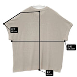 evam eva aze vest 定価24200円 E241K054 半袖ニット ベスト 24SS ベージュ レディース エヴァムエヴァ【中古】6-0419M∞