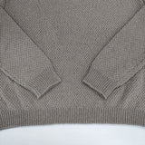 evam eva moss stitch pullover 定価29700円 E251K005 コットンリネンナイロン セーター ニット 25SS グレー レディース エヴァムエヴァ【中古】6-0419M∞