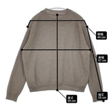 evam eva moss stitch pullover 定価29700円 E251K005 コットンリネンナイロン セーター ニット 25SS グレー レディース エヴァムエヴァ【中古】6-0419M∞