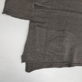 vie evam eva V241K929 linen wide pullover 定価24200円 ワイド セーター ニット グレー レディース ヴィー エヴァムエヴァ【中古】6-0429M∞