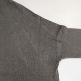 vie evam eva V241K929 linen wide pullover 定価24200円 ワイド セーター ニット グレー レディース ヴィー エヴァムエヴァ【中古】6-0429M∞
