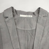 evam eva cupro silk jacket 定価56100円 E241T127 サイズ1 コート 24SS グレー レディース エヴァムエヴァ【中古】6-0419M∞