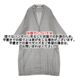 evam eva cupro silk jacket 定価56100円 E241T127 サイズ1 コート 24SS グレー レディース エヴァムエヴァ【中古】6-0419M∞