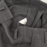 evam eva E233T110 tuck pants ウールコットンリネン パンツ 23AW グレー レディース エヴァムエヴァ【中古】6-0123T△