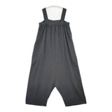 vie evam eva cotton linen salopette サイズ1 定価28600円 V231T923 コットンリネン サロペット Cグレー レディース ヴィー エヴァムエヴァ【中古】6-0329M♪