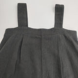 vie evam eva cotton linen salopette サイズ1 定価28600円 V231T923 コットンリネン サロペット Cグレー レディース ヴィー エヴァムエヴァ【中古】6-0329M♪